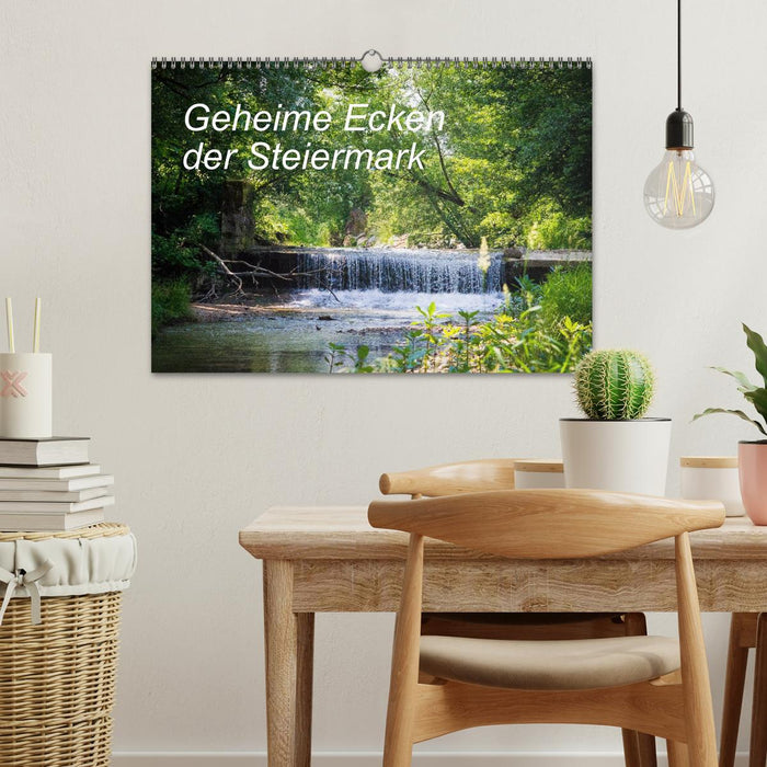 Geheime Ecken der Steiermark (CALVENDO Wandkalender 2025)