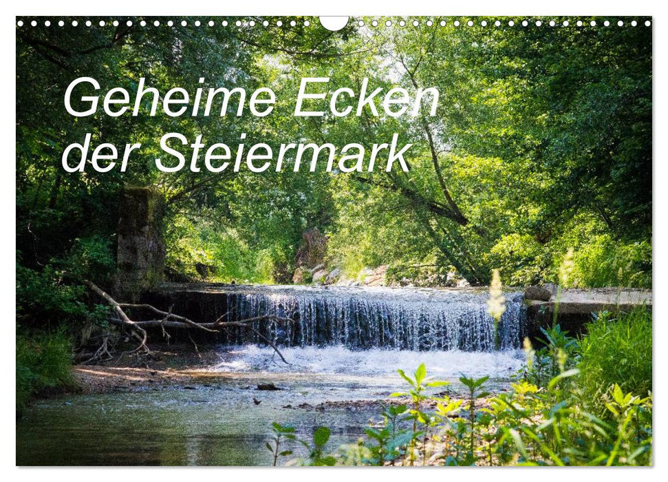 Geheime Ecken der Steiermark (CALVENDO Wandkalender 2025)