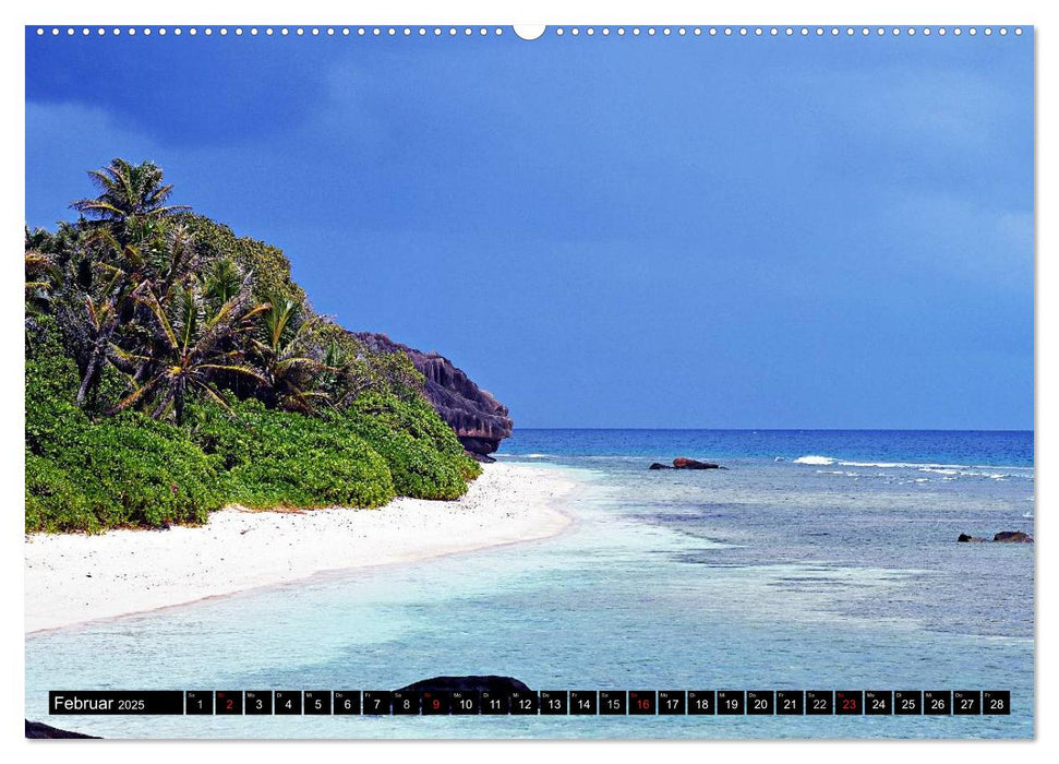 La Digue, träumen sei erlaubt (CALVENDO Premium Wandkalender 2025)