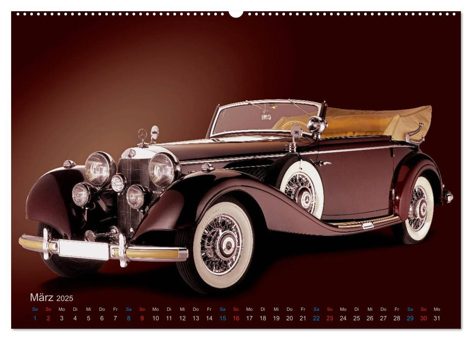 Zeitlose Ästhetik Oldtimer-Fotografien von Wolf Kloss (CALVENDO Premium Wandkalender 2025)