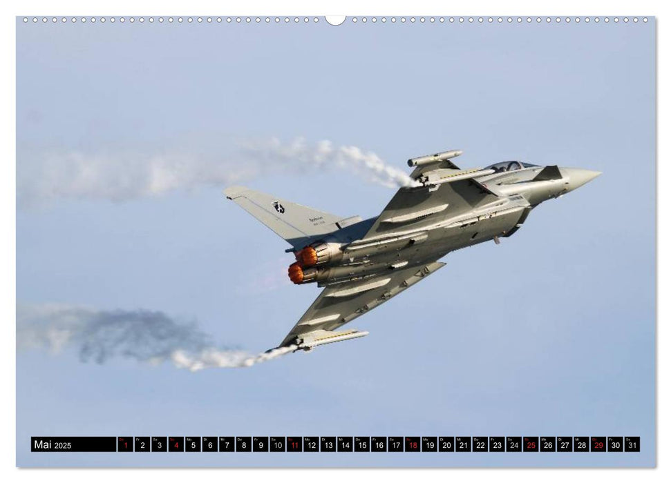 Augenblicke in der Luft: Eurofighter Typhoon (CALVENDO Premium Wandkalender 2025)