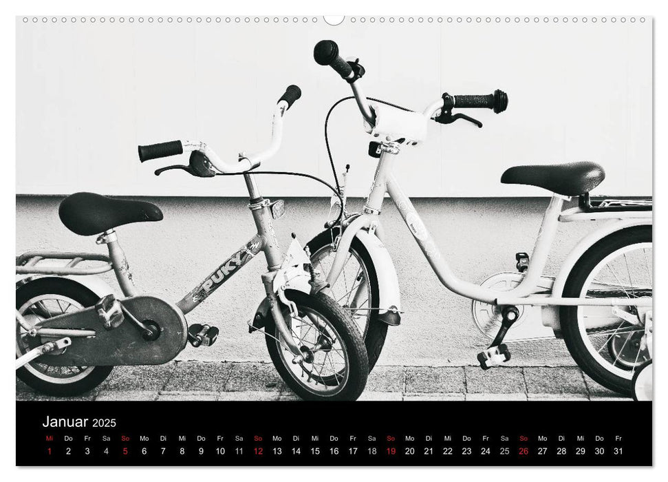 200 Jahre Fahrrad - Ausschnitte von Ulrike SSK (CALVENDO Premium Wandkalender 2025)