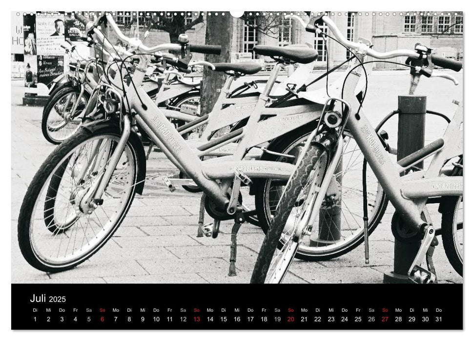 200 Jahre Fahrrad - Ausschnitte von Ulrike SSK (CALVENDO Premium Wandkalender 2025)