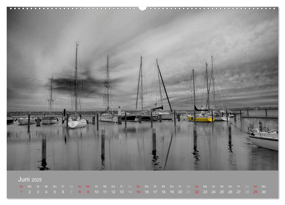 Häfen der Ostsee (CALVENDO Wandkalender 2025)