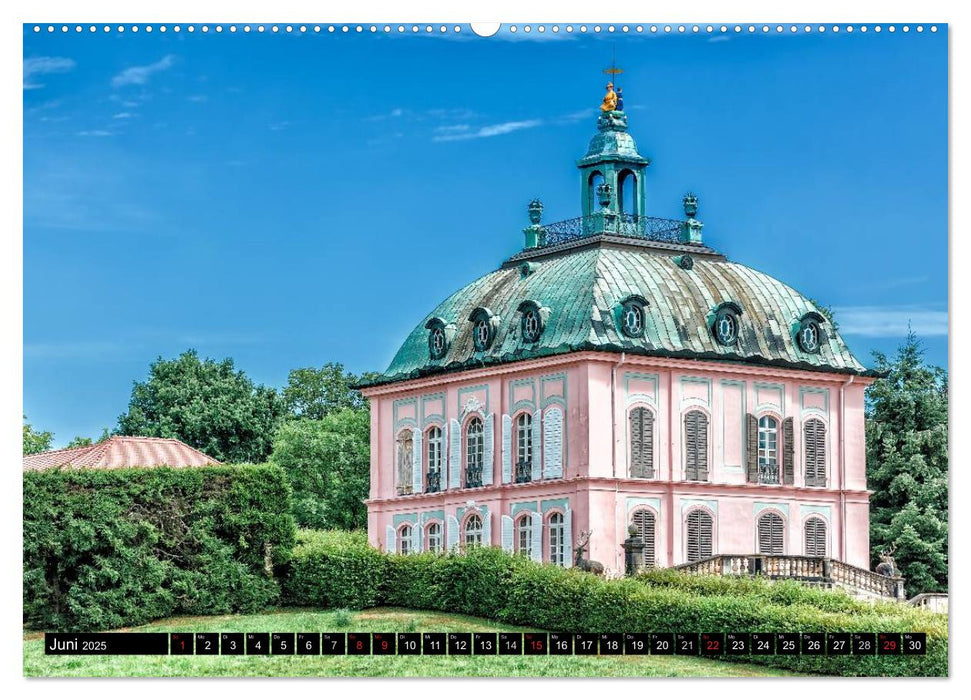 Sachsens Schlösser (CALVENDO Premium Wandkalender 2025)