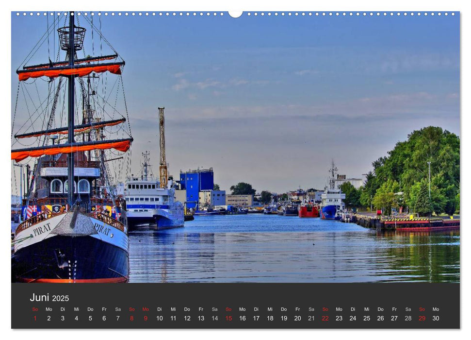 Sonne Strand und Meer in Kolberg (CALVENDO Wandkalender 2025)