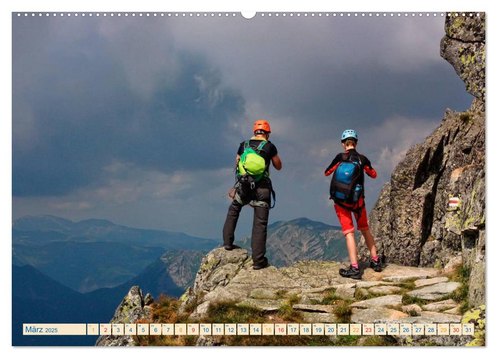 Bergsteigen und Klettern (CALVENDO Premium Wandkalender 2025)