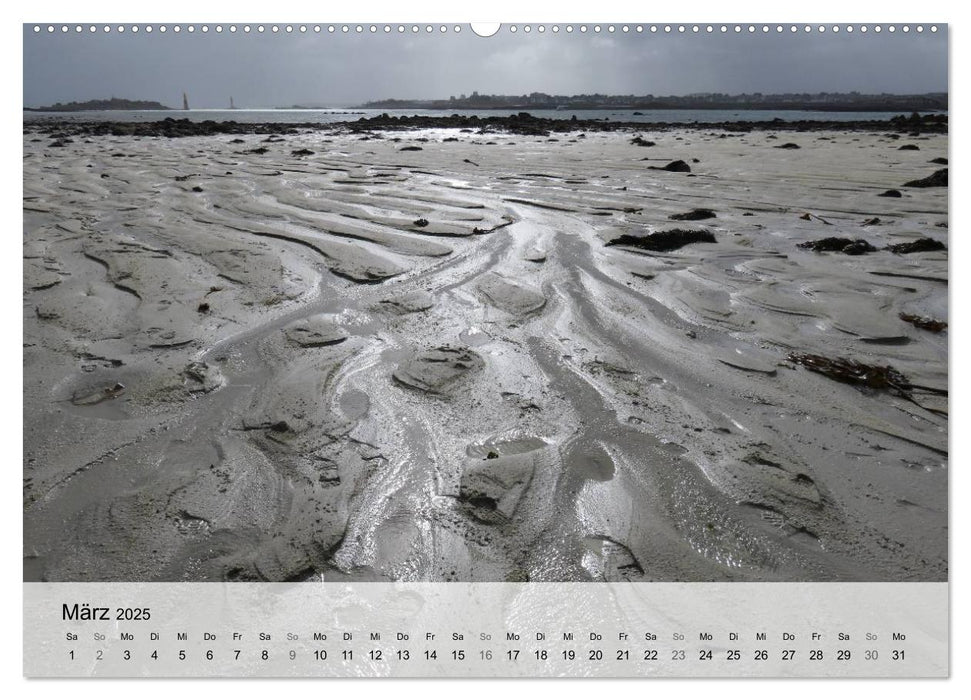 Bretagne - Wildnis Finistère (CALVENDO Wandkalender 2025)