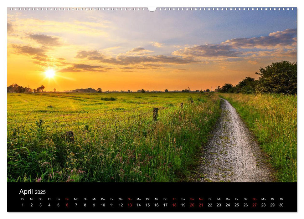 (Ost)Friesische Landschaften (CALVENDO Wandkalender 2025)