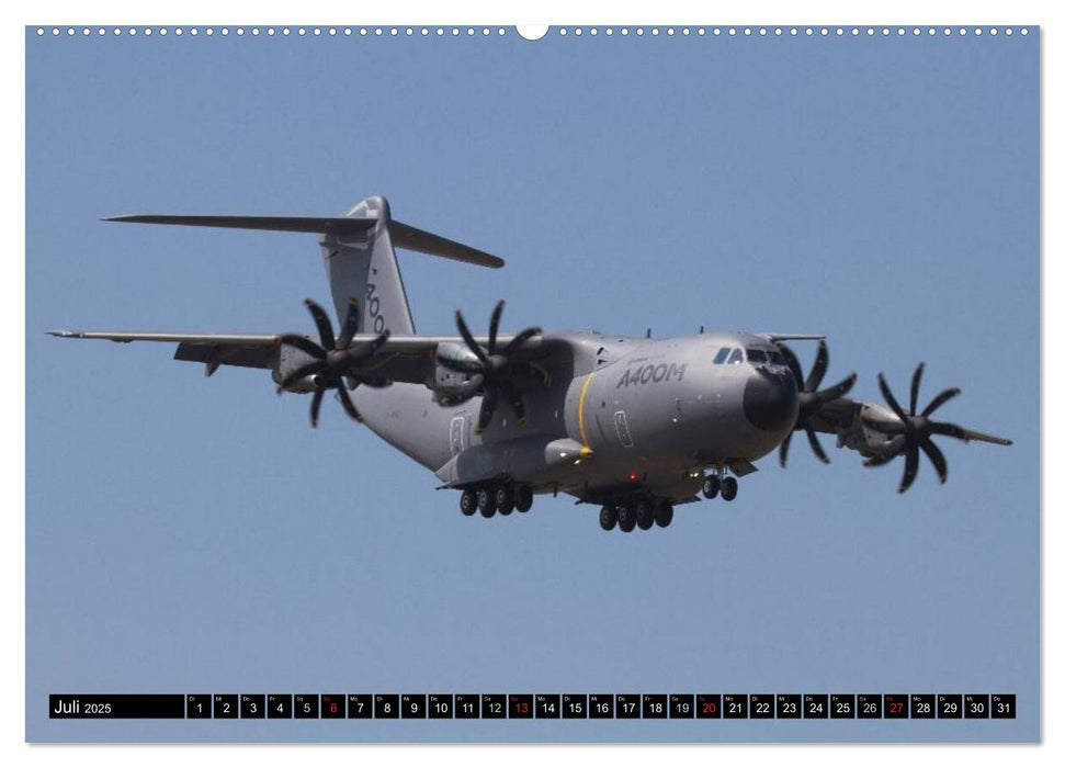 Augenblicke in der Luft: Airbus A400M (CALVENDO Premium Wandkalender 2025)