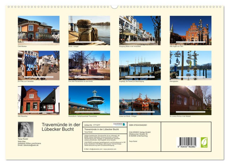 Travemünde in der Lübecker Bucht (CALVENDO Premium Wandkalender 2025)