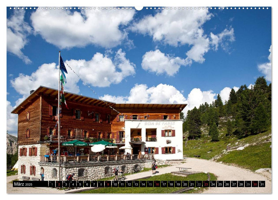 Im Reich der Fanes - Sagenwelt der Dolomiten (CALVENDO Premium Wandkalender 2025)