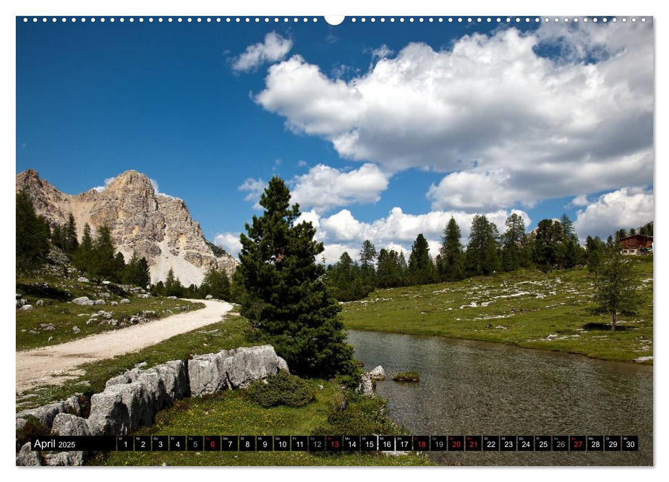 Im Reich der Fanes - Sagenwelt der Dolomiten (CALVENDO Premium Wandkalender 2025)