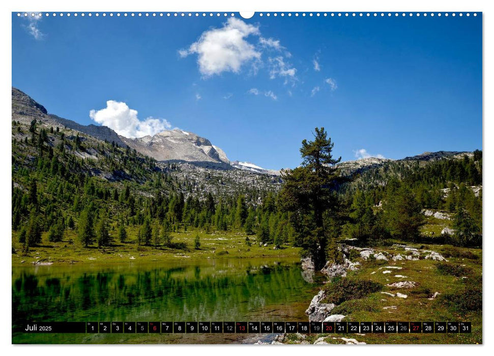 Im Reich der Fanes - Sagenwelt der Dolomiten (CALVENDO Premium Wandkalender 2025)