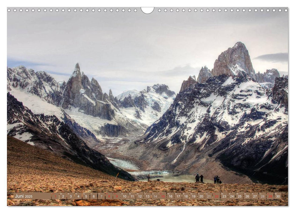 Wildes Patagonien - Abenteuer am Ende der Welt (CALVENDO Wandkalender 2025)