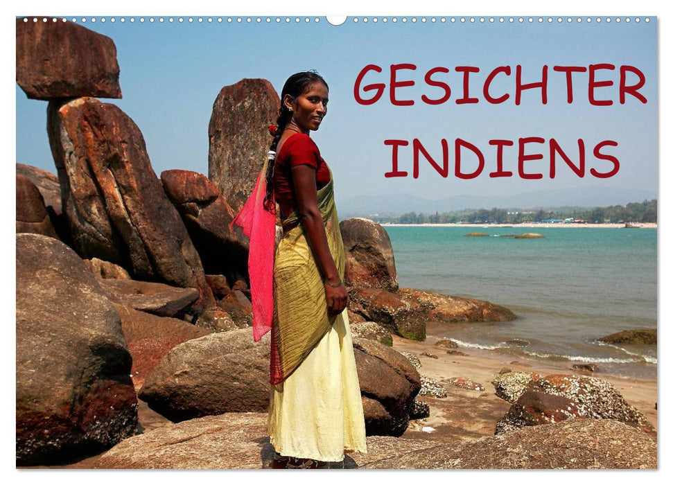 Gesichter Indiens (CALVENDO Wandkalender 2025)