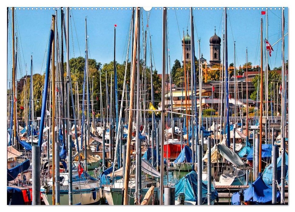 Bodensee - "Die Dörfer sind wie ein Garten ..." (Rainer Maria Rilke) (CALVENDO Wandkalender 2025)