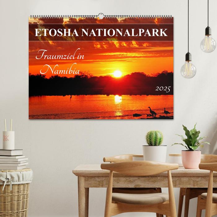 ETOSHA NATIONALPARK Traumziel in Namibia (CALVENDO Wandkalender 2025)