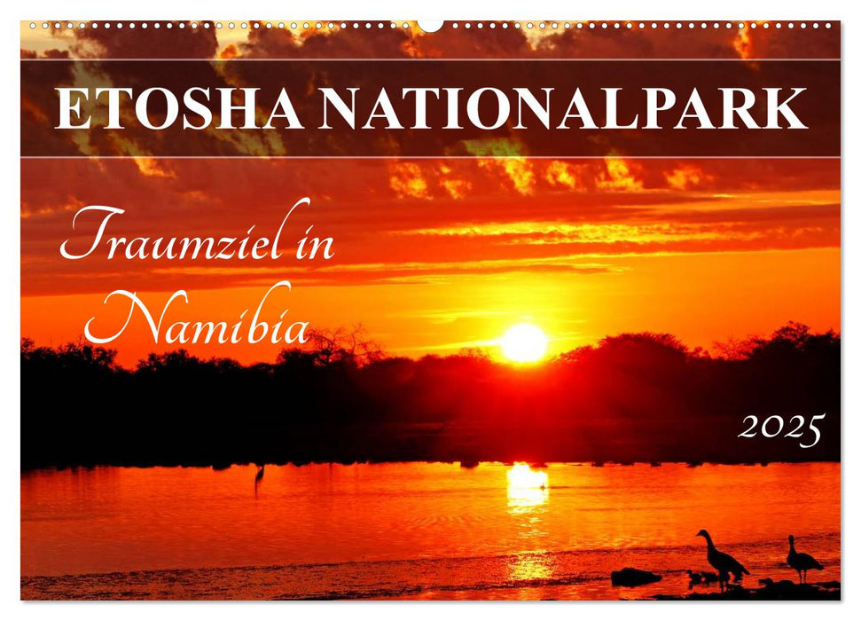 ETOSHA NATIONALPARK Traumziel in Namibia (CALVENDO Wandkalender 2025)