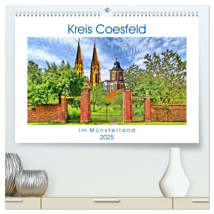 Kreis Coesfeld im Münsterland - Stadt Land Fluß (CALVENDO Premium Wandkalender 2025)