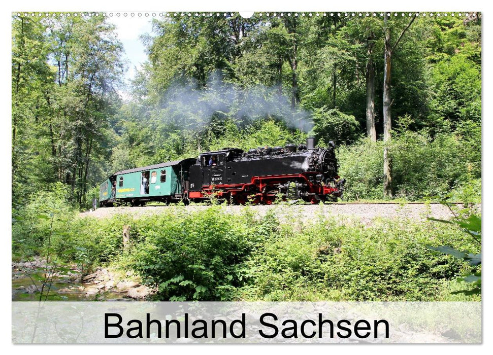 Bahnland Sachsen (CALVENDO Wandkalender 2025)