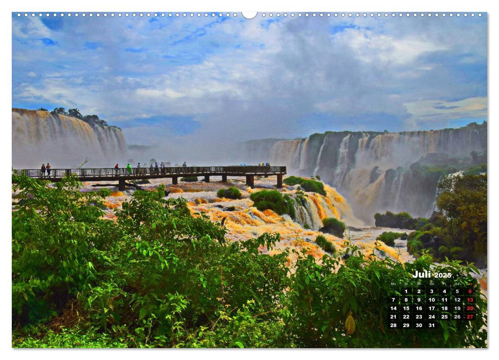 Brasilien. Der Iguazú-Nationalpark (CALVENDO Premium Wandkalender 2025)