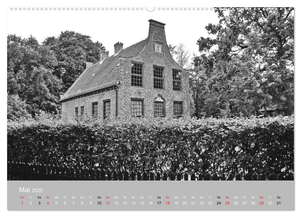 Potsdam schwarz auf weiß (CALVENDO Premium Wandkalender 2025)