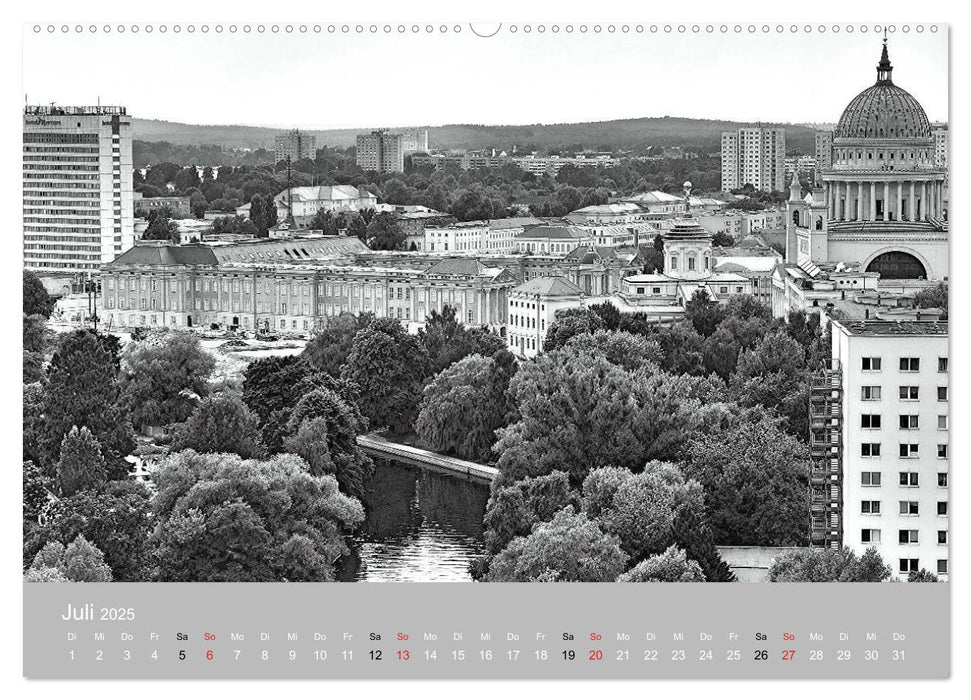 Potsdam schwarz auf weiß (CALVENDO Premium Wandkalender 2025)