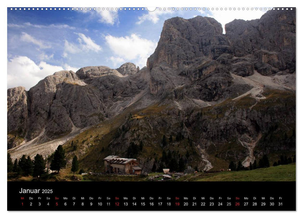 Alpe di Siusi - Seiser Alm (CALVENDO Premium Wandkalender 2025)