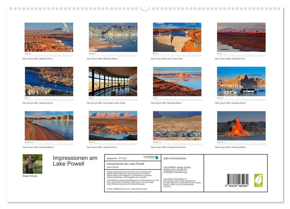 Impressionen am Lake Powell (CALVENDO Premium Wandkalender 2025)