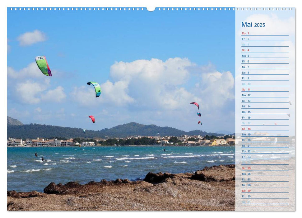 Kitesurfen - Wind und Wellen (CALVENDO Premium Wandkalender 2025)