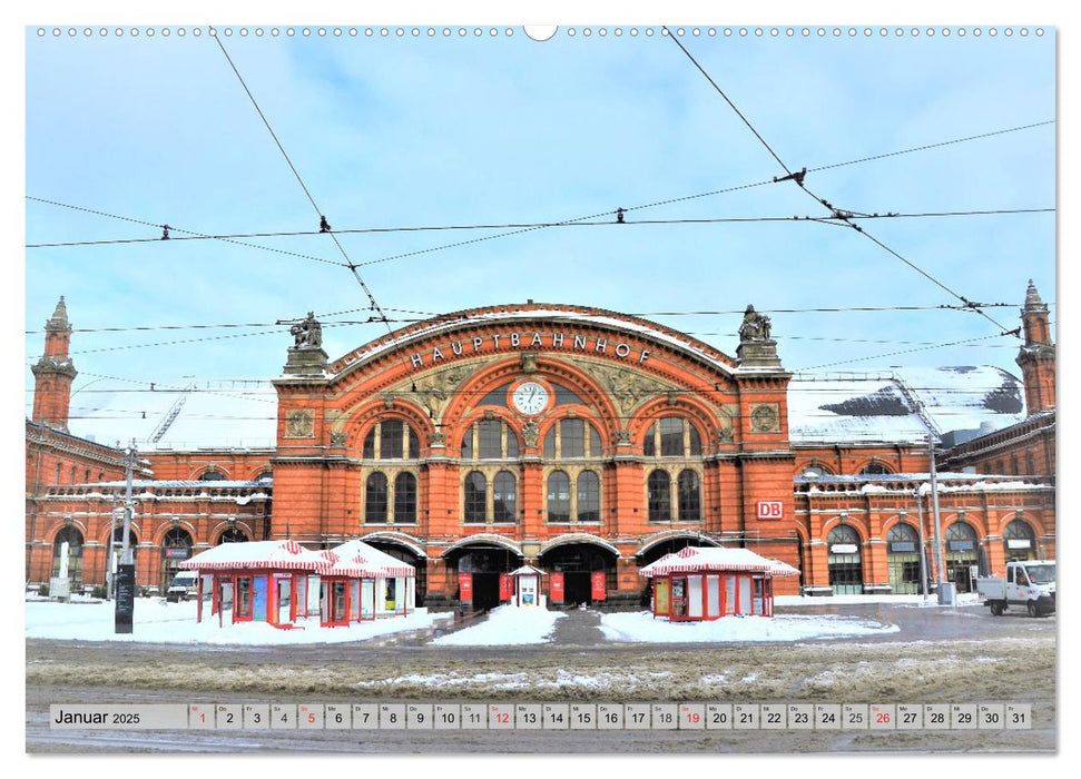 Hansestadt Bremen - Ein Stadtstaat an der Weser (CALVENDO Premium Wandkalender 2025)