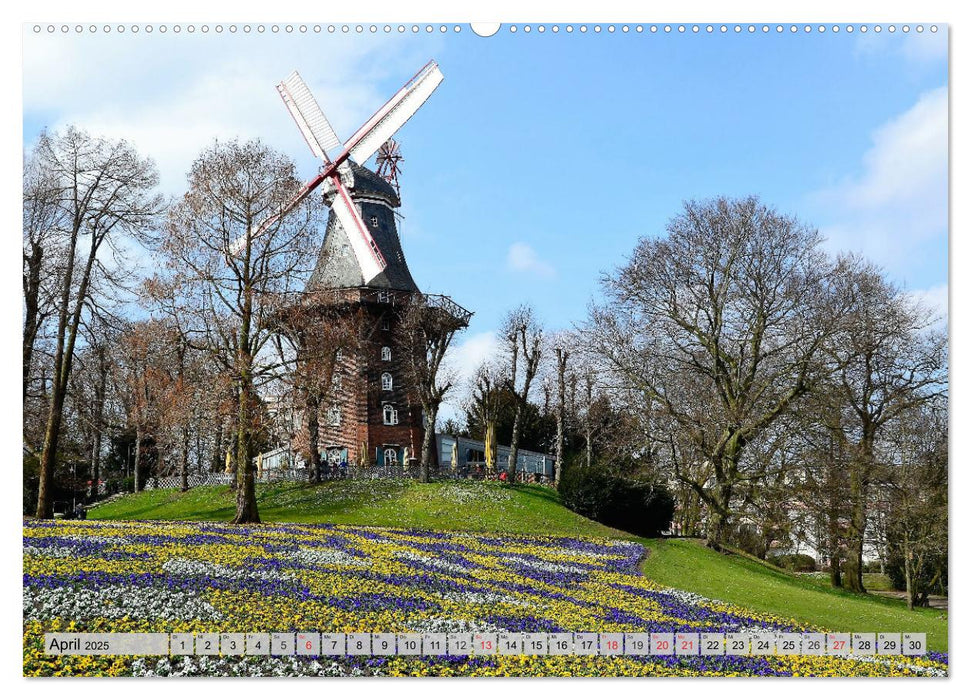 Hansestadt Bremen - Ein Stadtstaat an der Weser (CALVENDO Premium Wandkalender 2025)