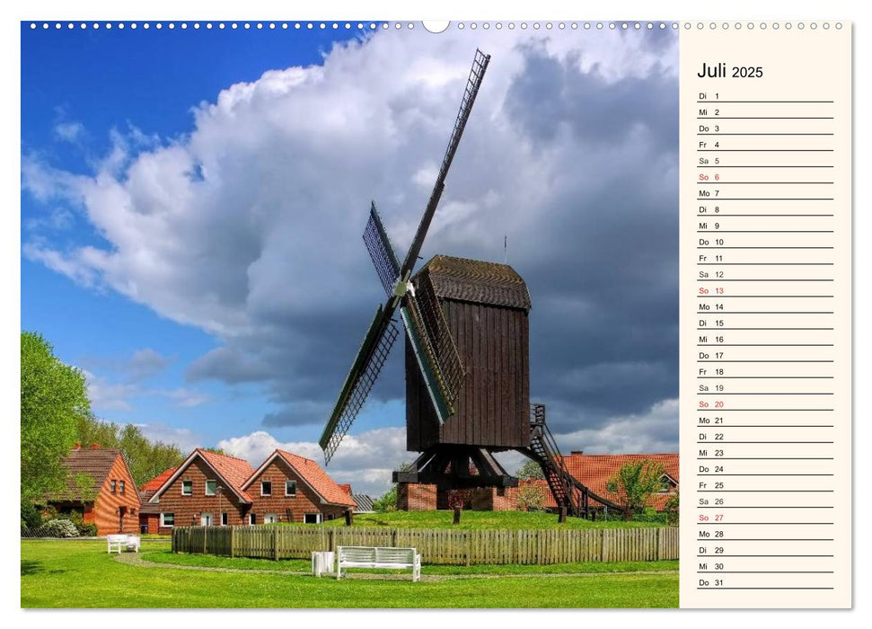 Papenburg und das Rheiderland (CALVENDO Premium Wandkalender 2025)