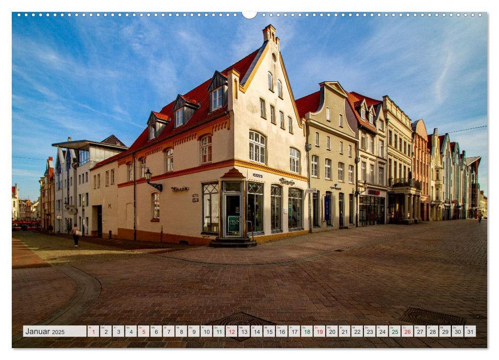 Wismar – Eine Hansestadt mit viel Charme (CALVENDO Premium Wandkalender 2025)