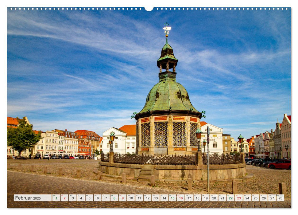 Wismar – Eine Hansestadt mit viel Charme (CALVENDO Premium Wandkalender 2025)