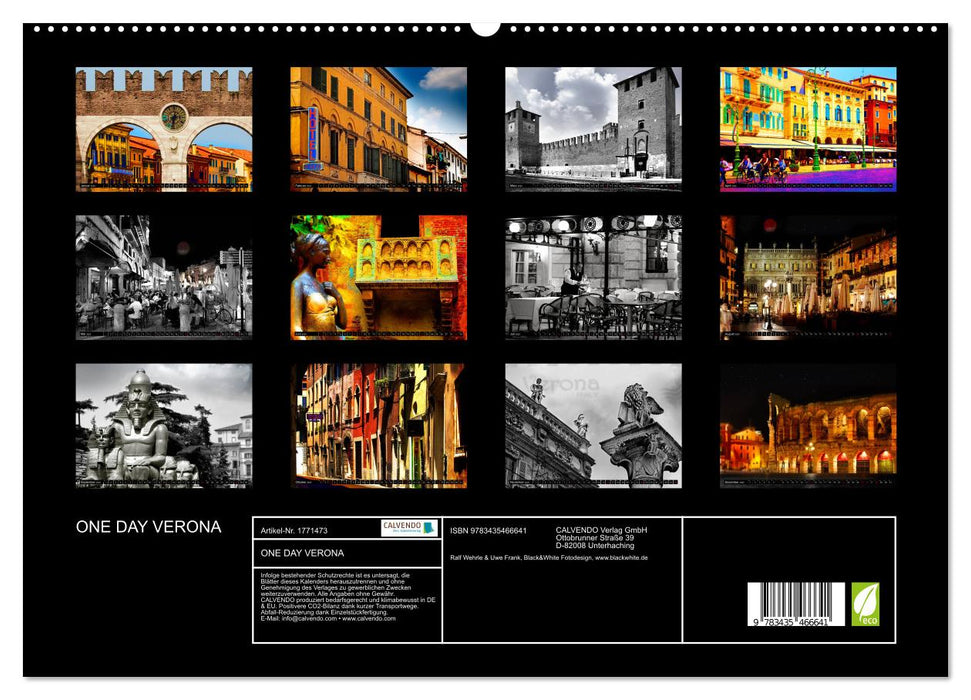 ONE DAY VERONA (CALVENDO Premium Wandkalender 2025)