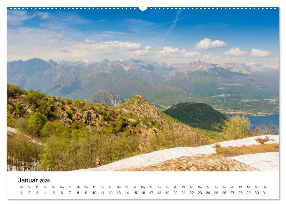 Lago Maggiore - Unterwegs am Westufer (CALVENDO Premium Wandkalender 2025)