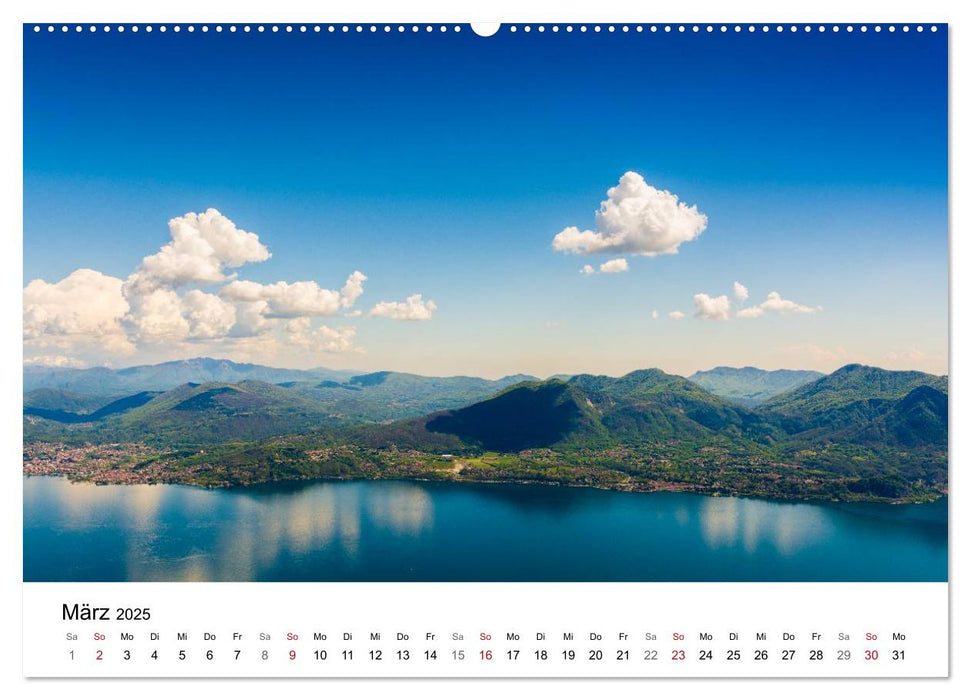 Lago Maggiore - Unterwegs am Westufer (CALVENDO Premium Wandkalender 2025)