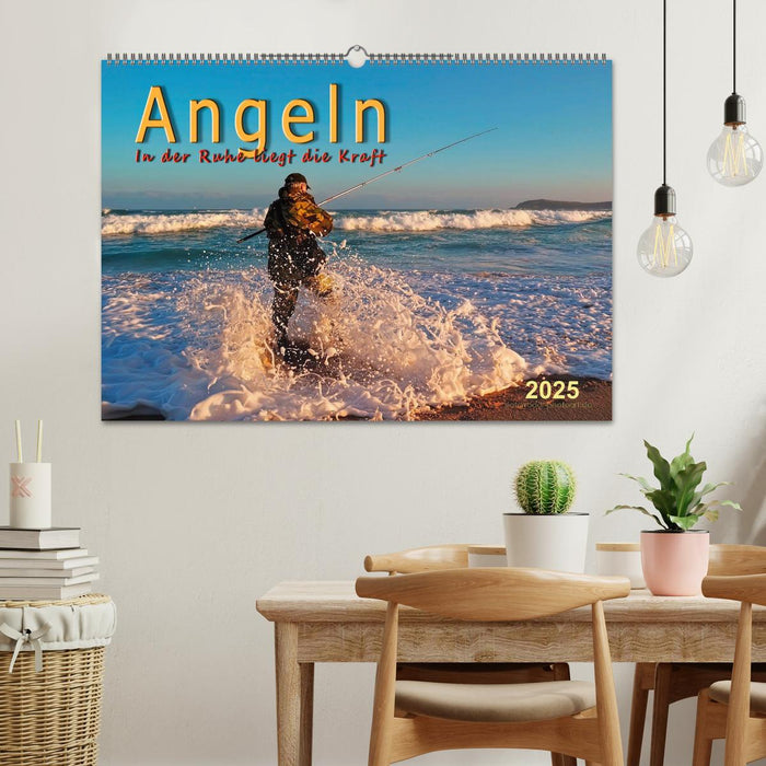 Angeln, in der Ruhe liegt die Kraft (CALVENDO Wandkalender 2025)