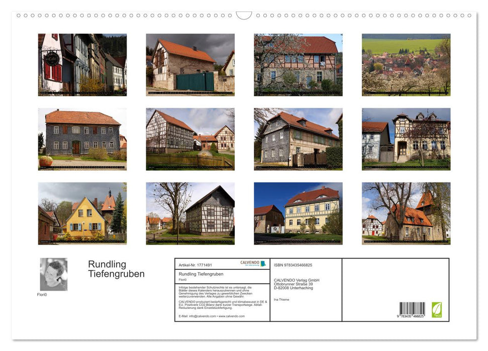 Rundling Tiefengruben (CALVENDO Wandkalender 2025)