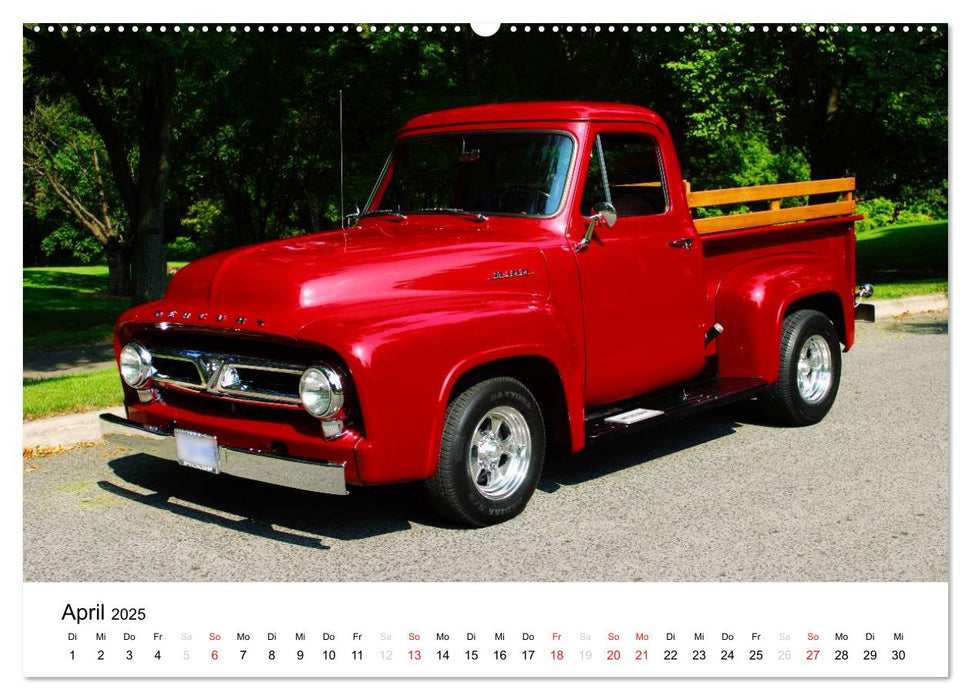 Nord-Amerikanische Pickup's (CALVENDO Premium Wandkalender 2025)