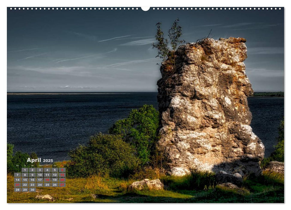 Raukar - Gotlands bizarre Felsen (CALVENDO Premium Wandkalender 2025)