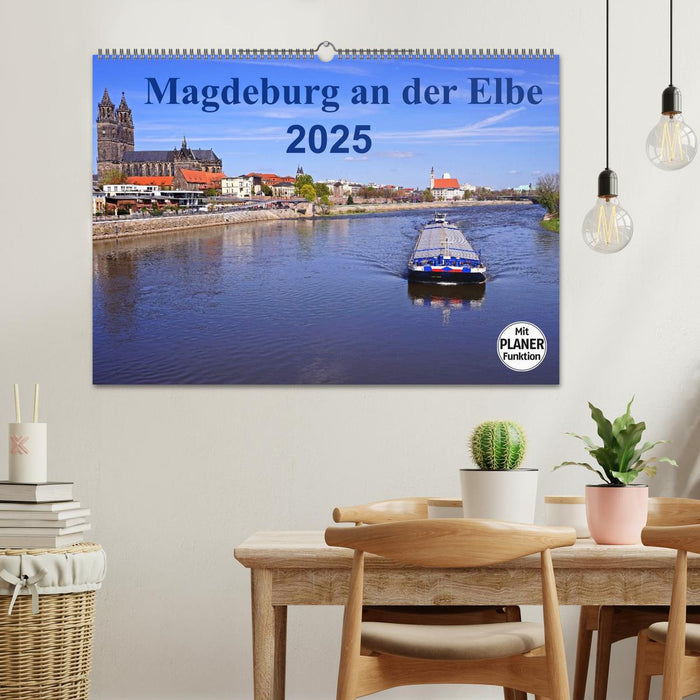 Magdeburg an der Elbe 2025 (CALVENDO Wandkalender 2025)