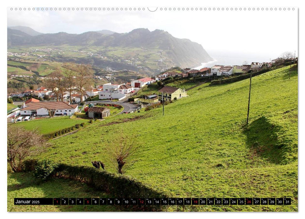 Die wilde Schönheit der Azoren - Sao Miguel (CALVENDO Premium Wandkalender 2025)