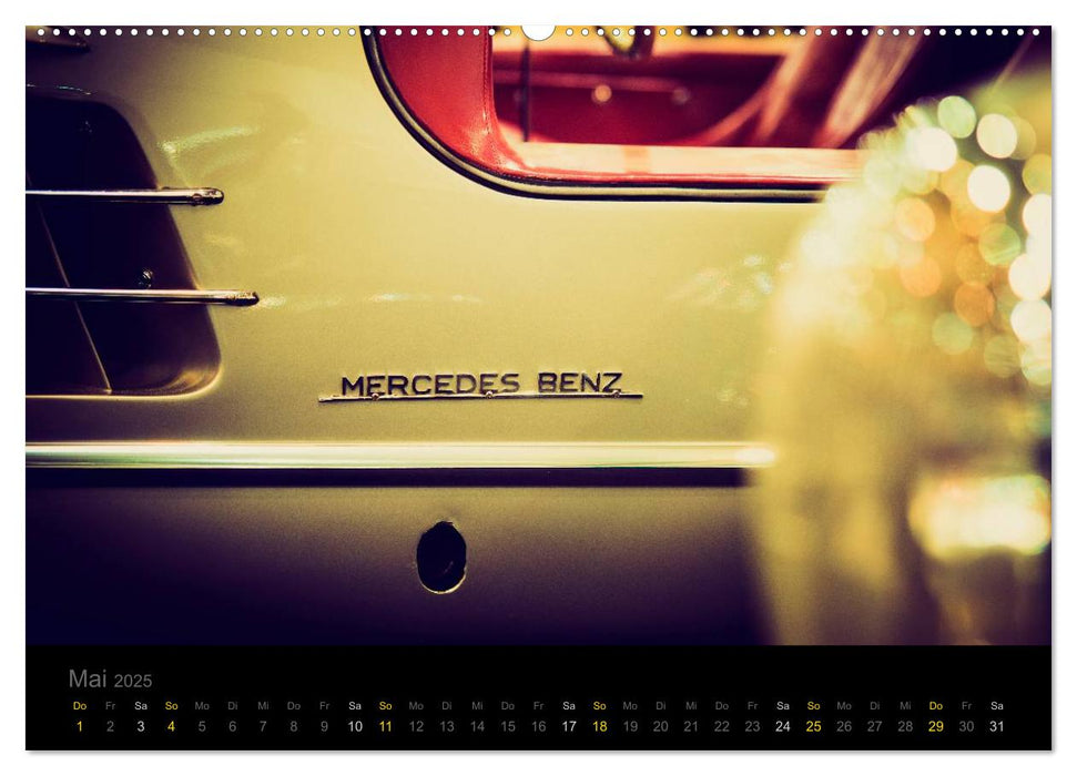 Mercedes Benz 300 SL - Details (CALVENDO Premium Wandkalender 2025)