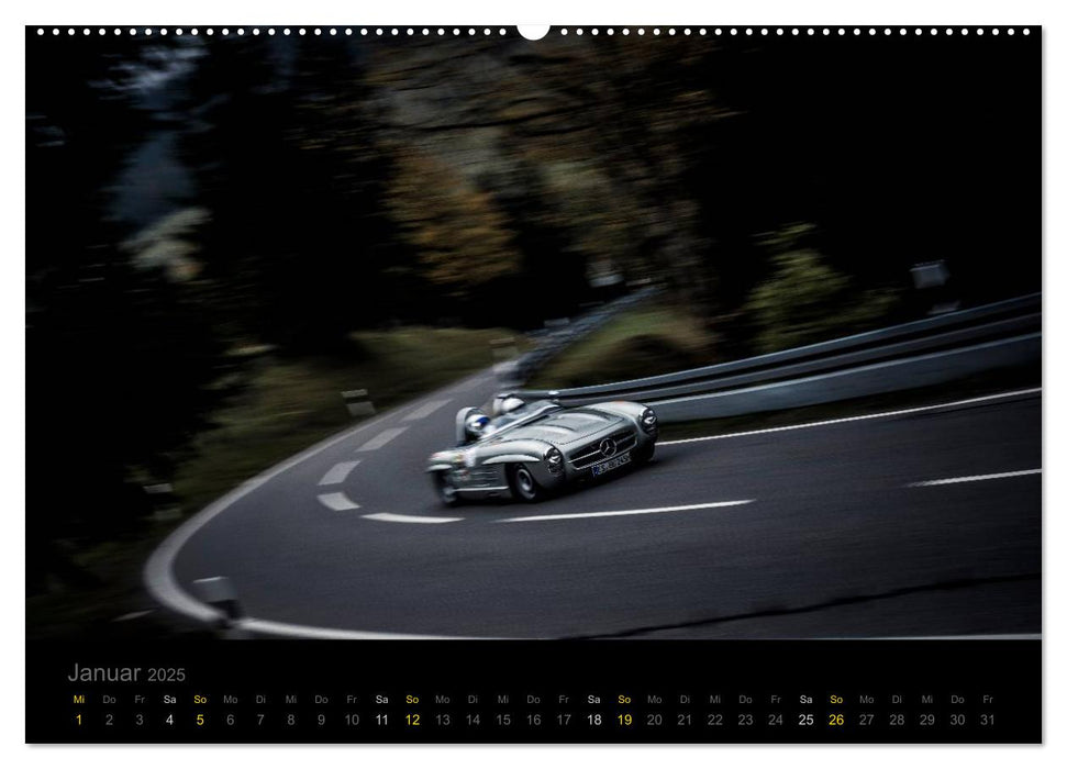 Mercedes Benz 300SL - Racing (CALVENDO Wandkalender 2025)