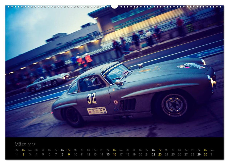 Mercedes Benz 300SL - Racing (CALVENDO Wandkalender 2025)