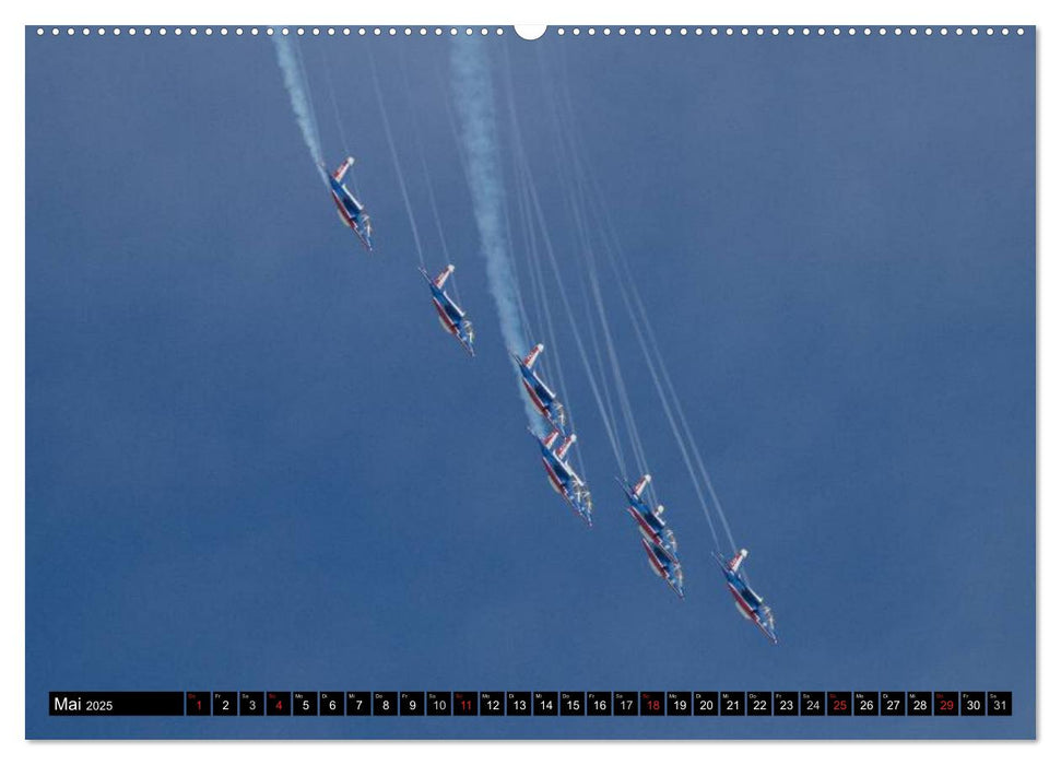 Augenblicke in der Luft: Patrouille de France (CALVENDO Wandkalender 2025)