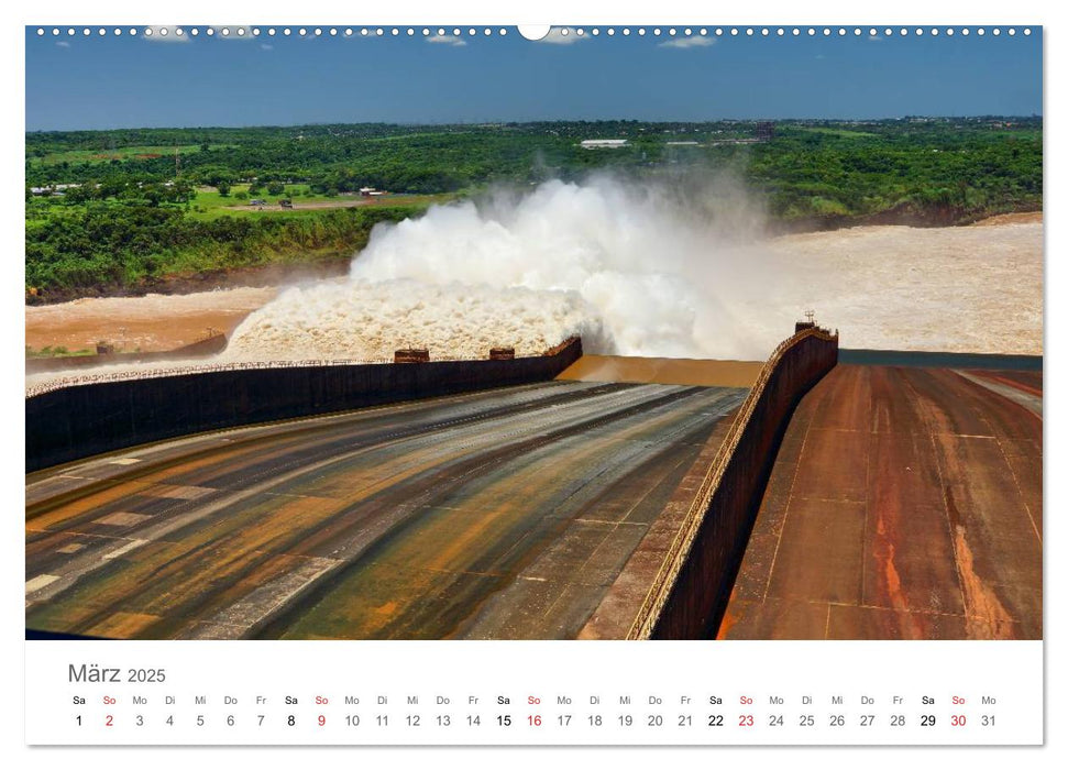 Itaipu - das Wasserkraftwerk (CALVENDO Premium Wandkalender 2025)